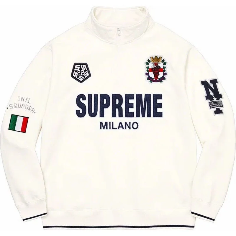 Supreme Supreme Milano Quarter-Zip Sweatshirt White White - 1