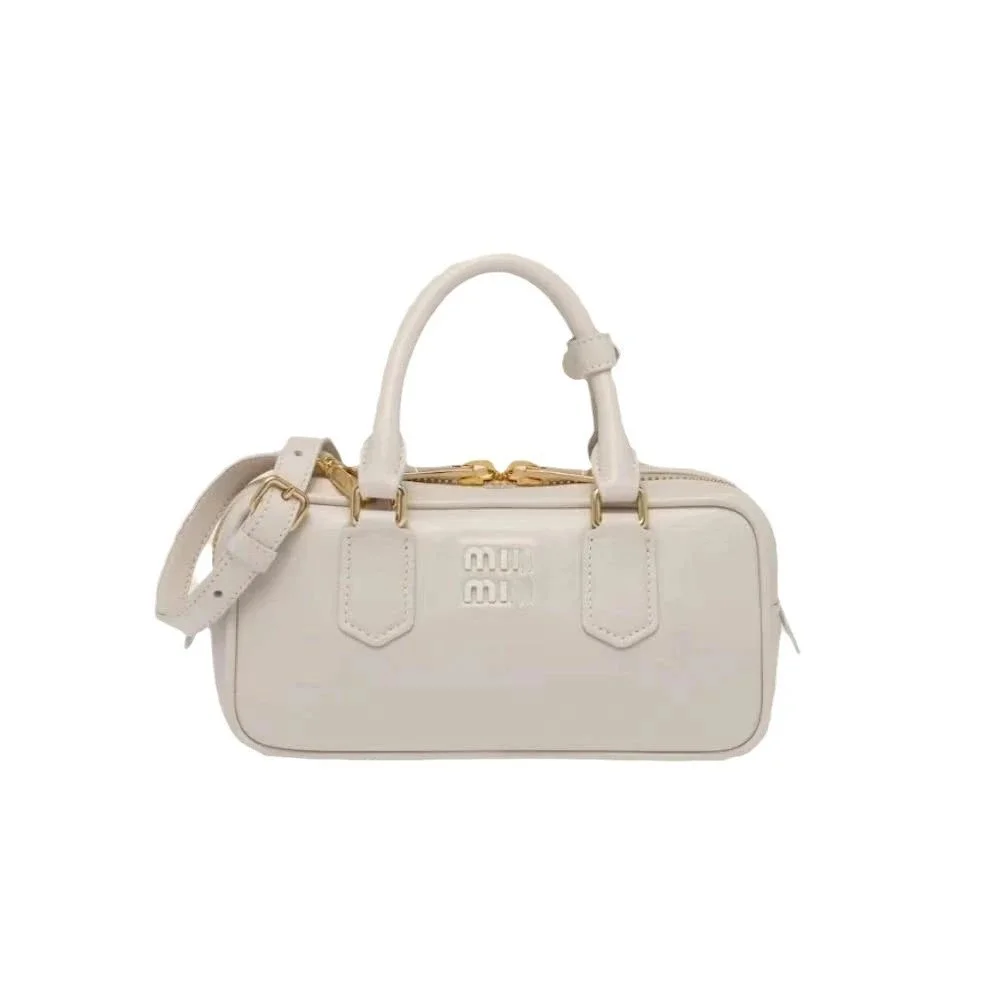 Miu Miu Miu Miu Wander White with Gift Box Handbag White
