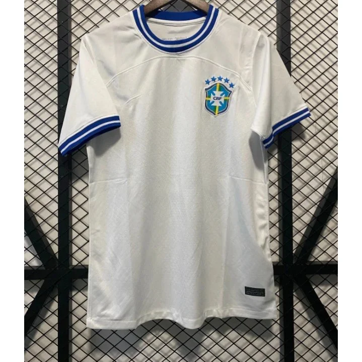 Other 2022-2023 Brazil White Soccer Jersey White
