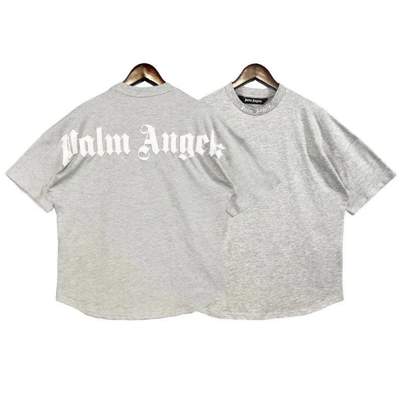 Palm Angels Palm Angels Grey Bear T-Shirt Grey - 1