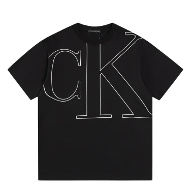Calvin Klein Calvin Klein CK Monogram Black T-Shirt Black - 1