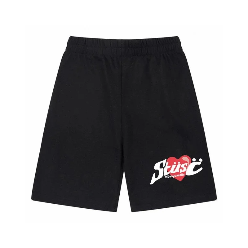Stussy Stussy Stüssy Heart Black Shorts Black - 1