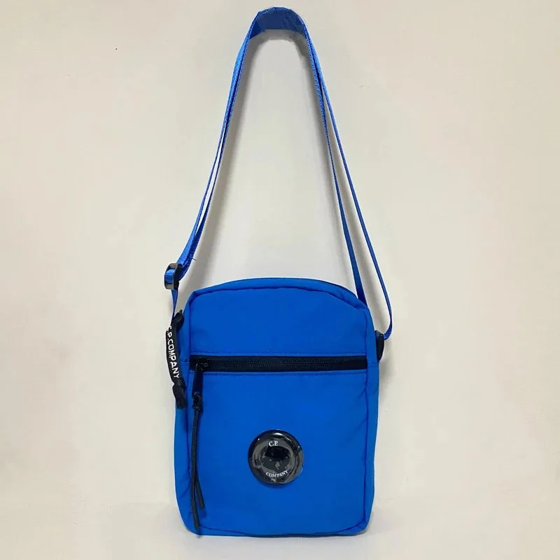 CP Company CP Company Goggle Blue Nylon Crossbody Bag Blue - 1