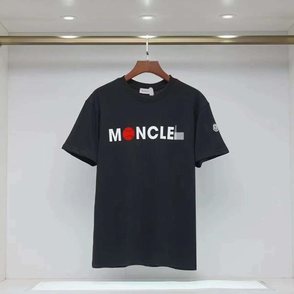 Moncler Moncler Logo T-Shirt Black Black