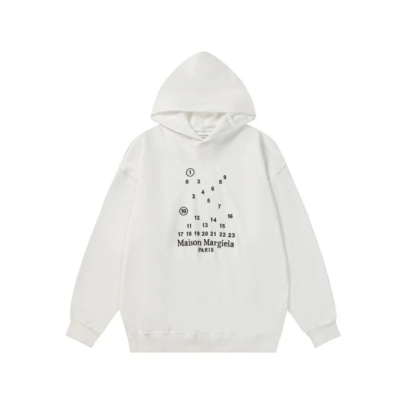 Maison Margiela Maison Margiela Replica White Hoodie White