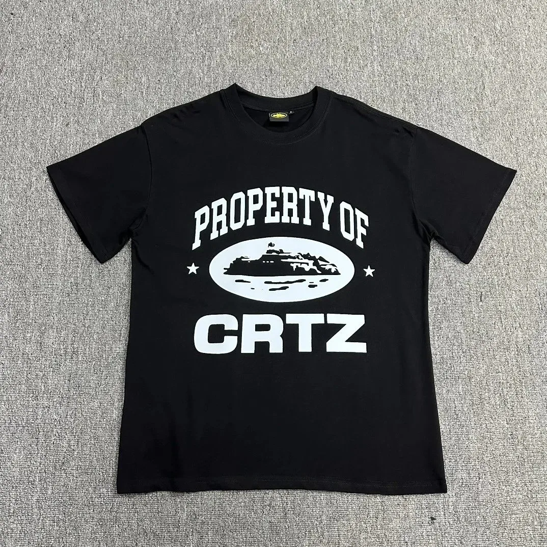 Corteiz Corteiz Property Of CRTZ Black T-Shirt Black - 1