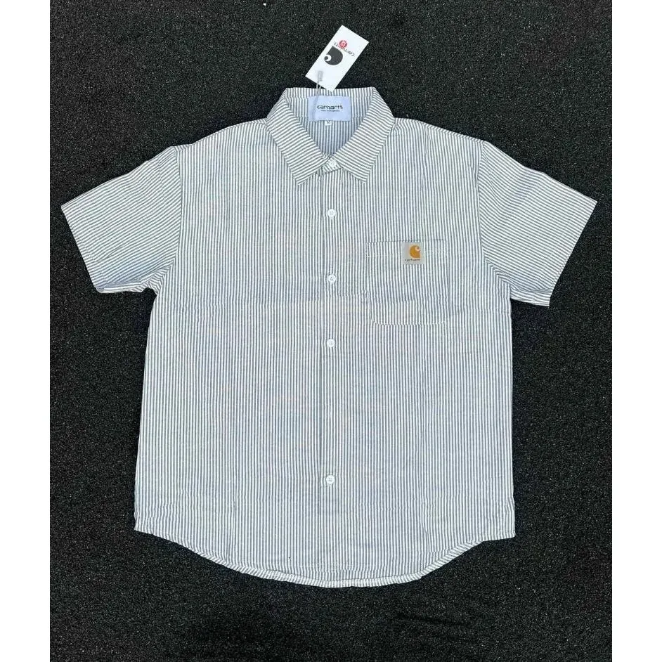 Carhartt Carhartt Detroit Blue/White Stripe Shirt Multicolor - 1