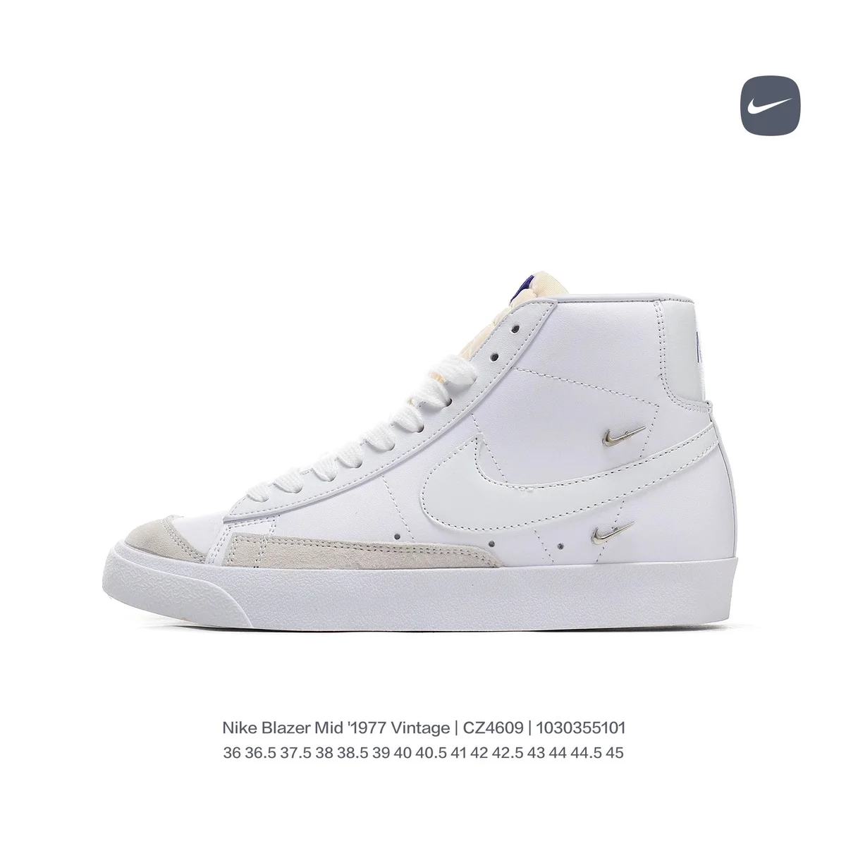 Nike Nike Blazer Mid '1977 Vintage White/Beige Sneakers White