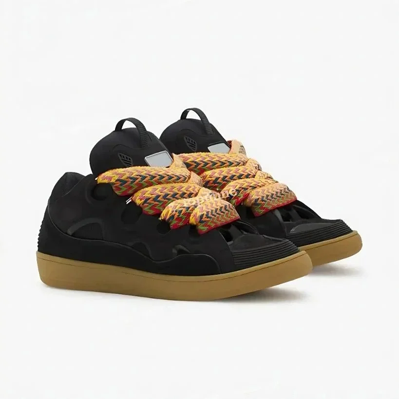 Rick Owens Rick Owens Geobasket Black & Multi Sneakers Black - 1