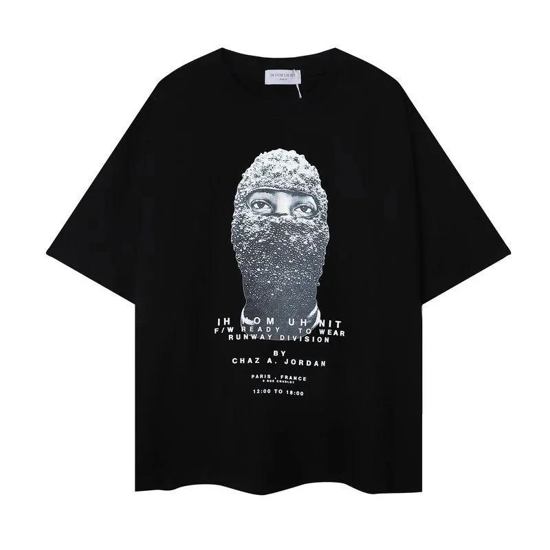 Other Unisex IHOM UHNIT F/W Ready to Wear T-Shirt 801 Black Black - 1