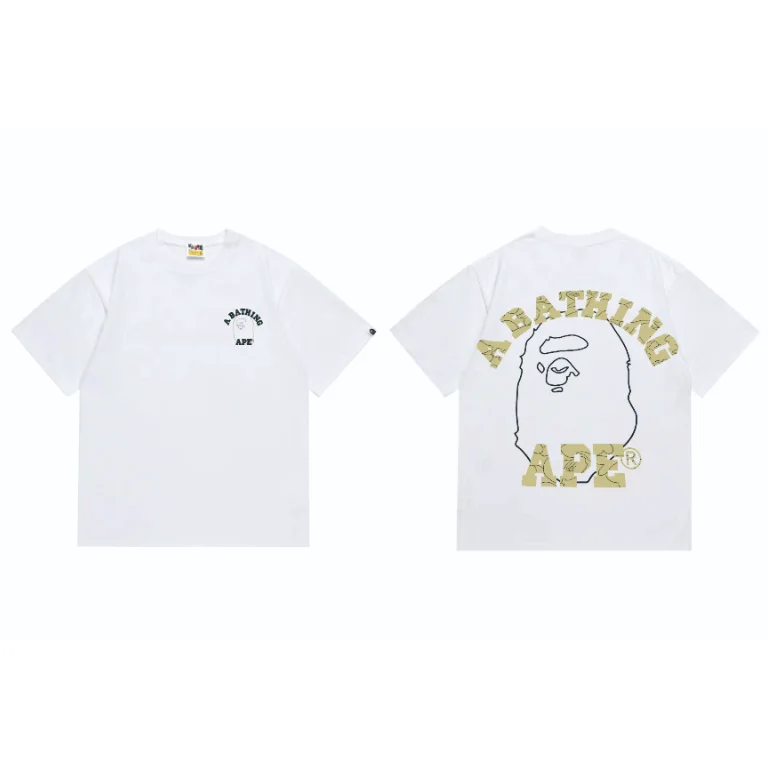 A Bathing Ape A Bathing Ape BAPE STA White T-Shirt White - 1