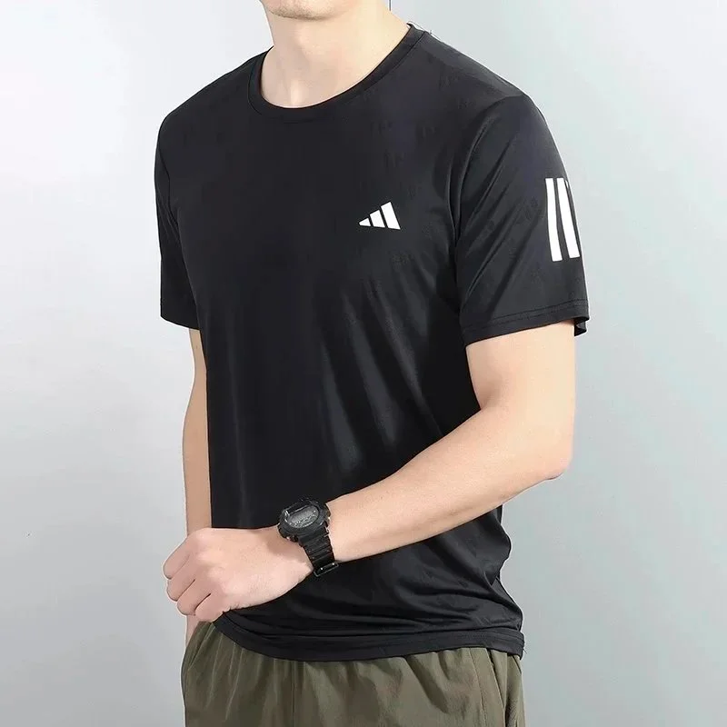 Adidas Adidas Black T-Shirt Casual Sporty Black - 1