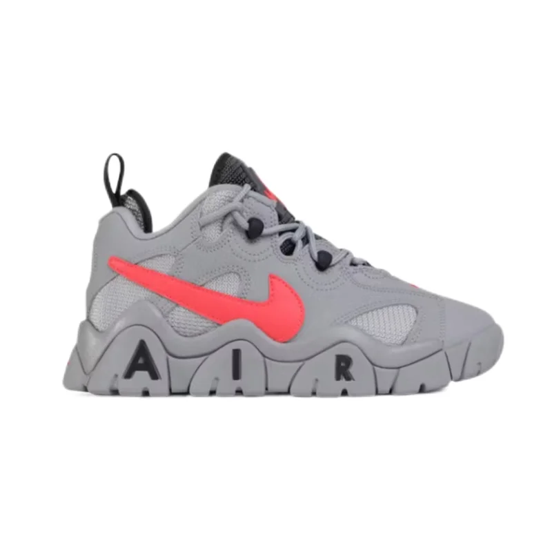 Nike Nike Air More Uptempo Grey/Red Sneakers Grey