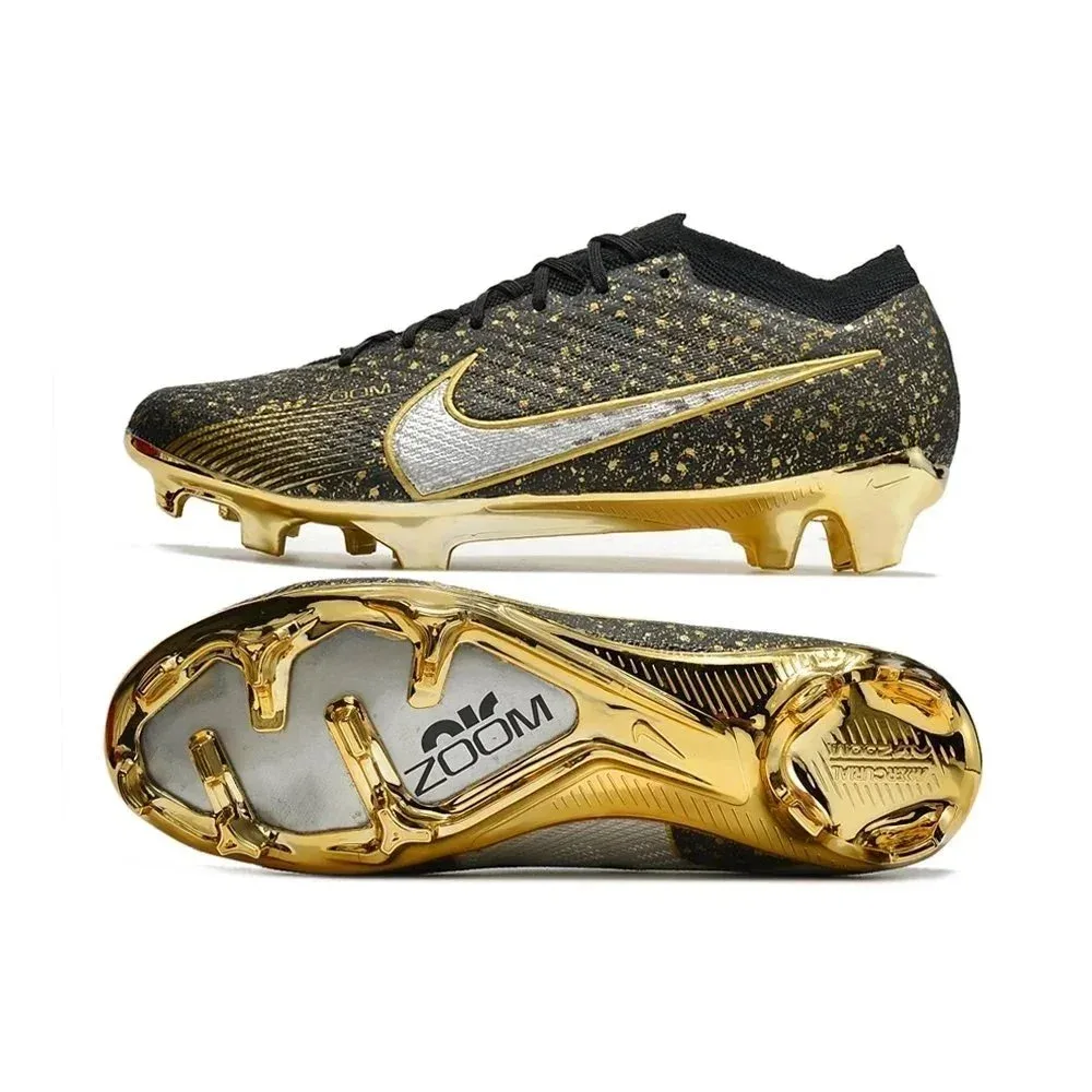 Nike Nike Mercurial Black/Gold Football Cleats Black