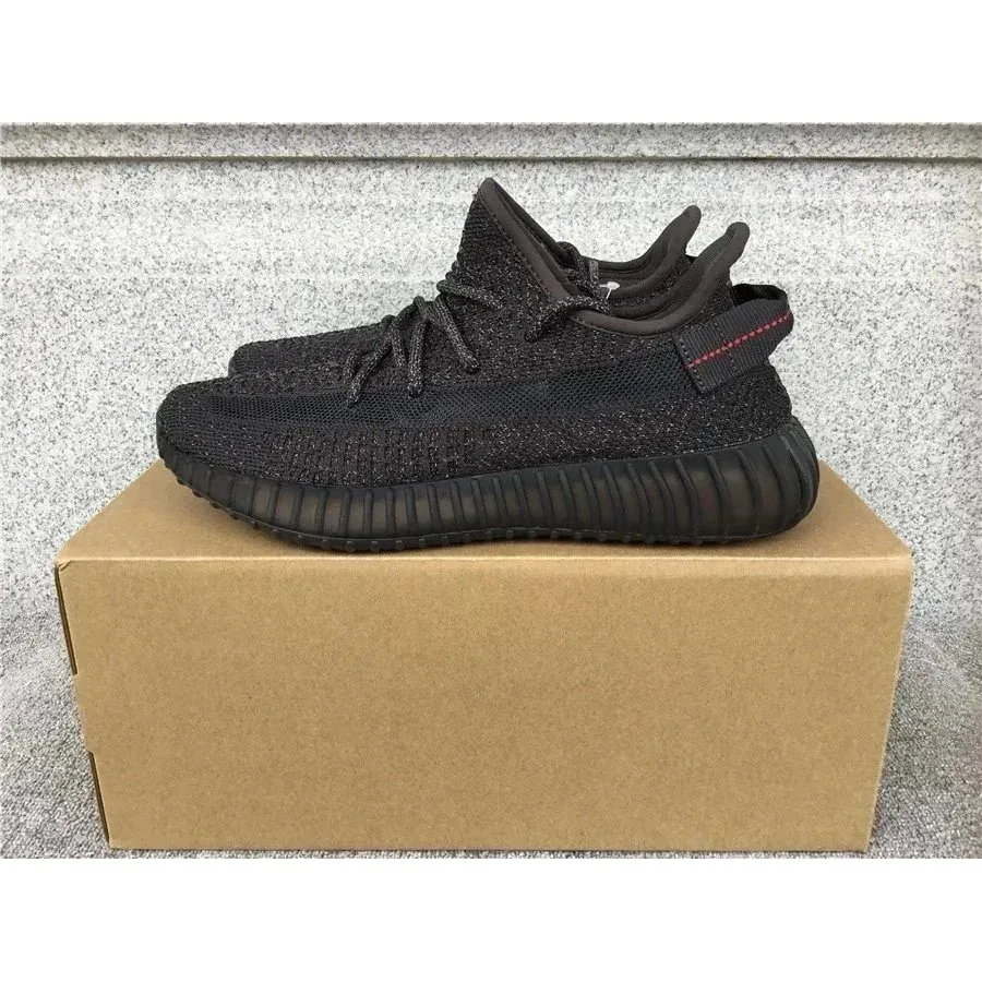 Adidas Adidas Yeezy 350 V2 Triple Black Sneakers Black - 1