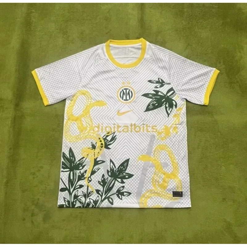 Nike Nike Serie A White/Yellow/Green T-Shirt White