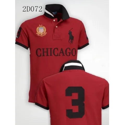 Polo Ralph Lauren Polo Ralph Lauren Classic Logo Chicago Red Polo Shirt Red - 1