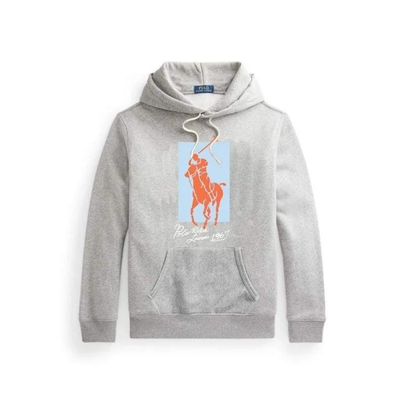 Polo Ralph Lauren Polo Ralph Lauren Big Pony Graphic Hoodie Grey Grey - 1