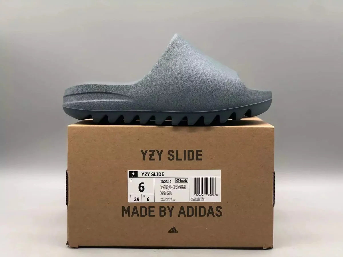 Yeezy Yeezy Slide Grey Slip-On Sandals Grey