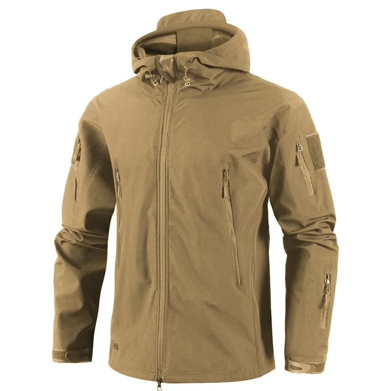 Other Spring/Autumn Khaki Tactical Jacket Beige - 1