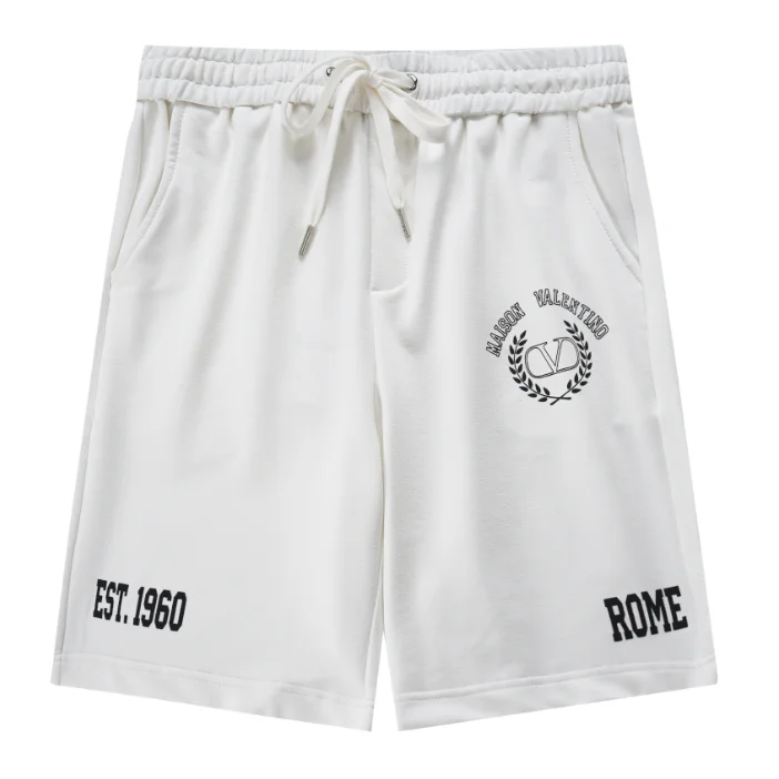 Valentino Valentino White Multi-Logo Shorts White