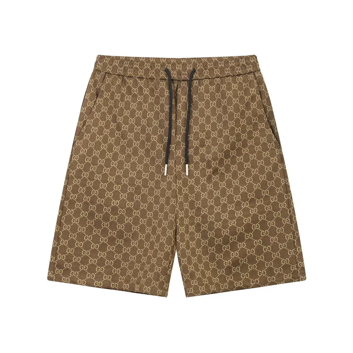 Gucci Gucci GG Supreme Brown/Beige Monogram Shorts Brown