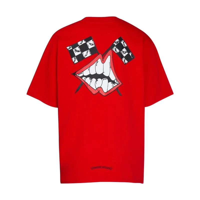 Chrome Hearts Chrome Hearts Red Graphic T-Shirt Red