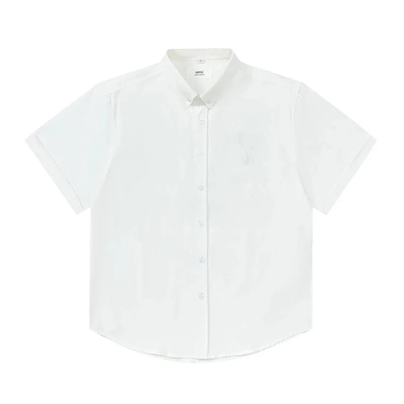 Ami Paris AMI 811 White Short Sleeve Shirt White - 1