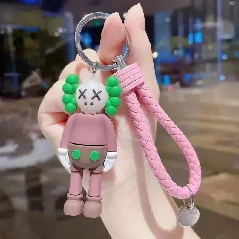 Other KAWS BFF Keychain Pink & Green Accessories Pink - 1