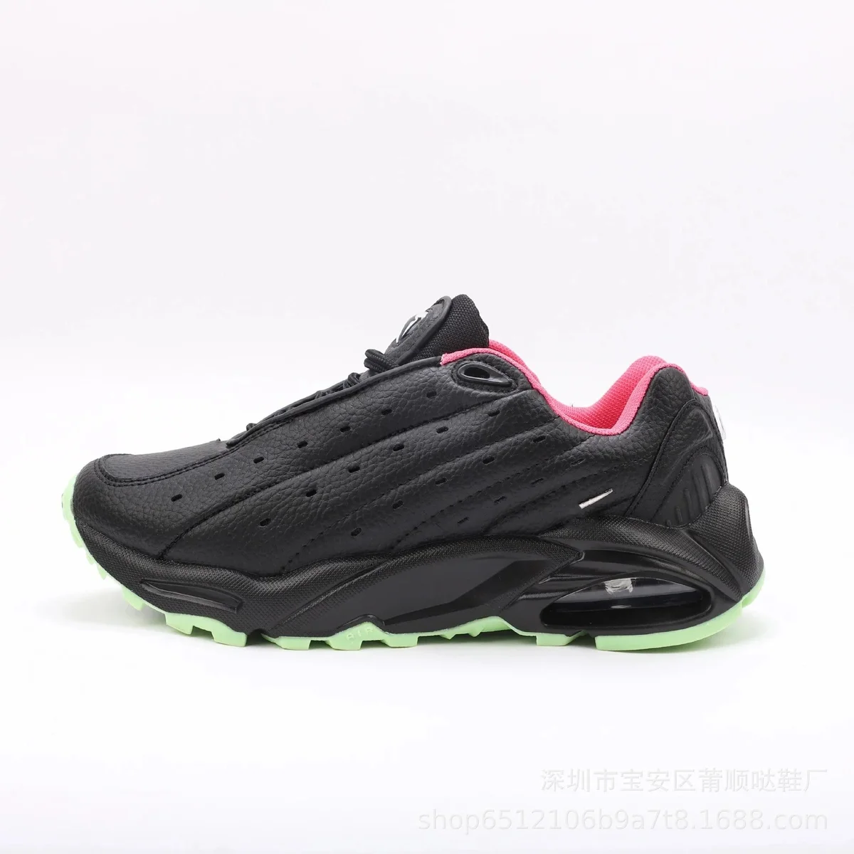 Nike Nike Air Max 97 Black/Pink/Green Sneakers Black - 1