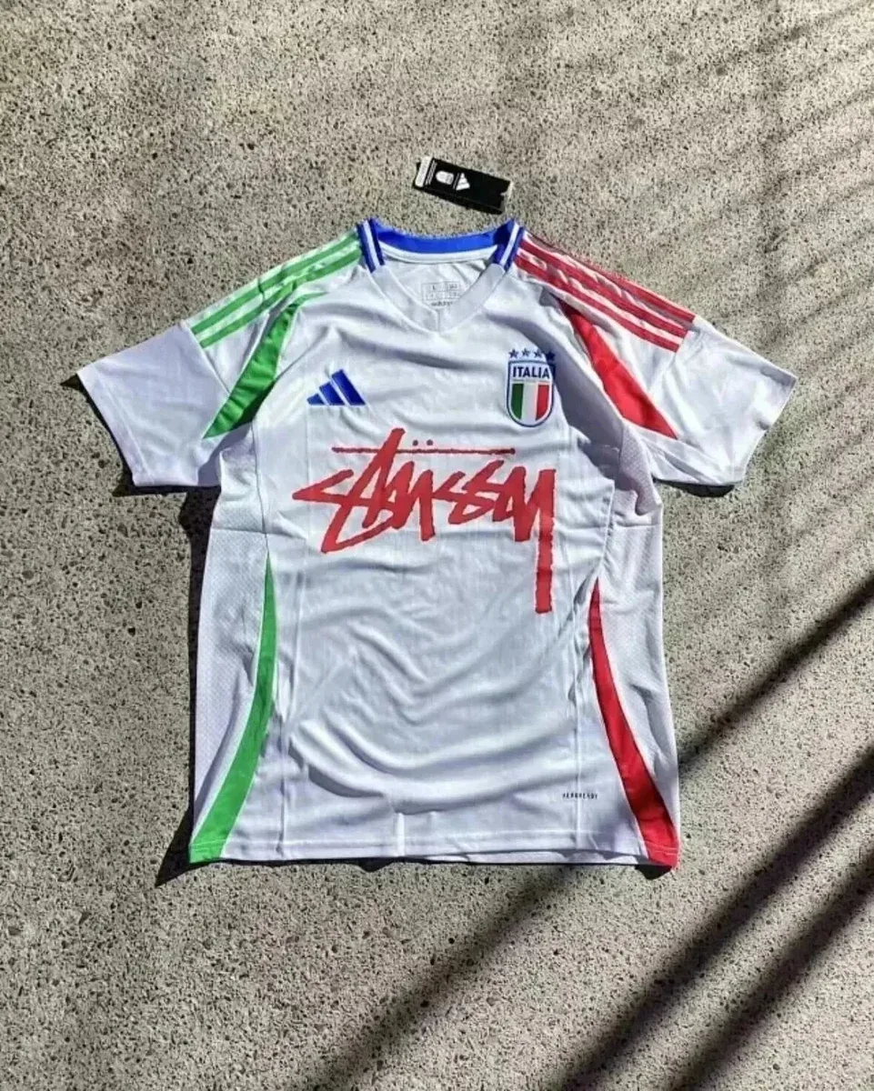 Adidas Adidas x Stussy White/Green/Red Jersey White