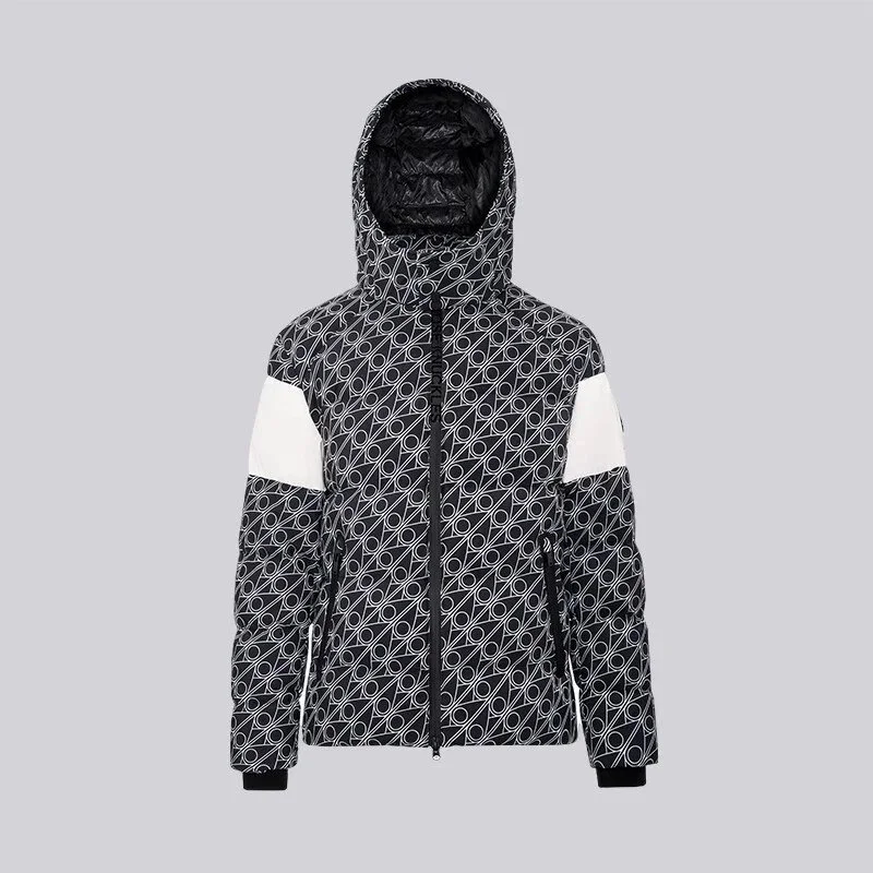 Maison Mihara Yasuhiro Maison Mihara Yasuhiro MMY Blakey Black/White Print Parka Black - 1