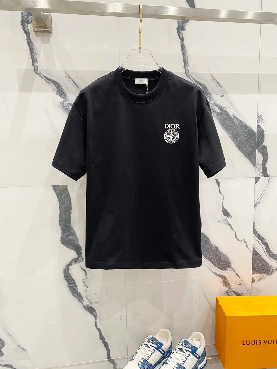 Dior Dior Classic Logo Black T-Shirt Black - 1