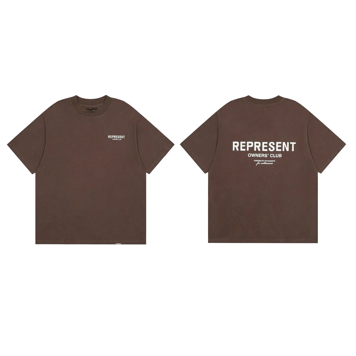 Represent Represent Owners' Club A01 Coffee Brown T-Shirt Brown - 1