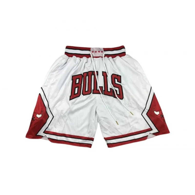 Other Chicago Bulls White Red Basketball Shorts White - 1