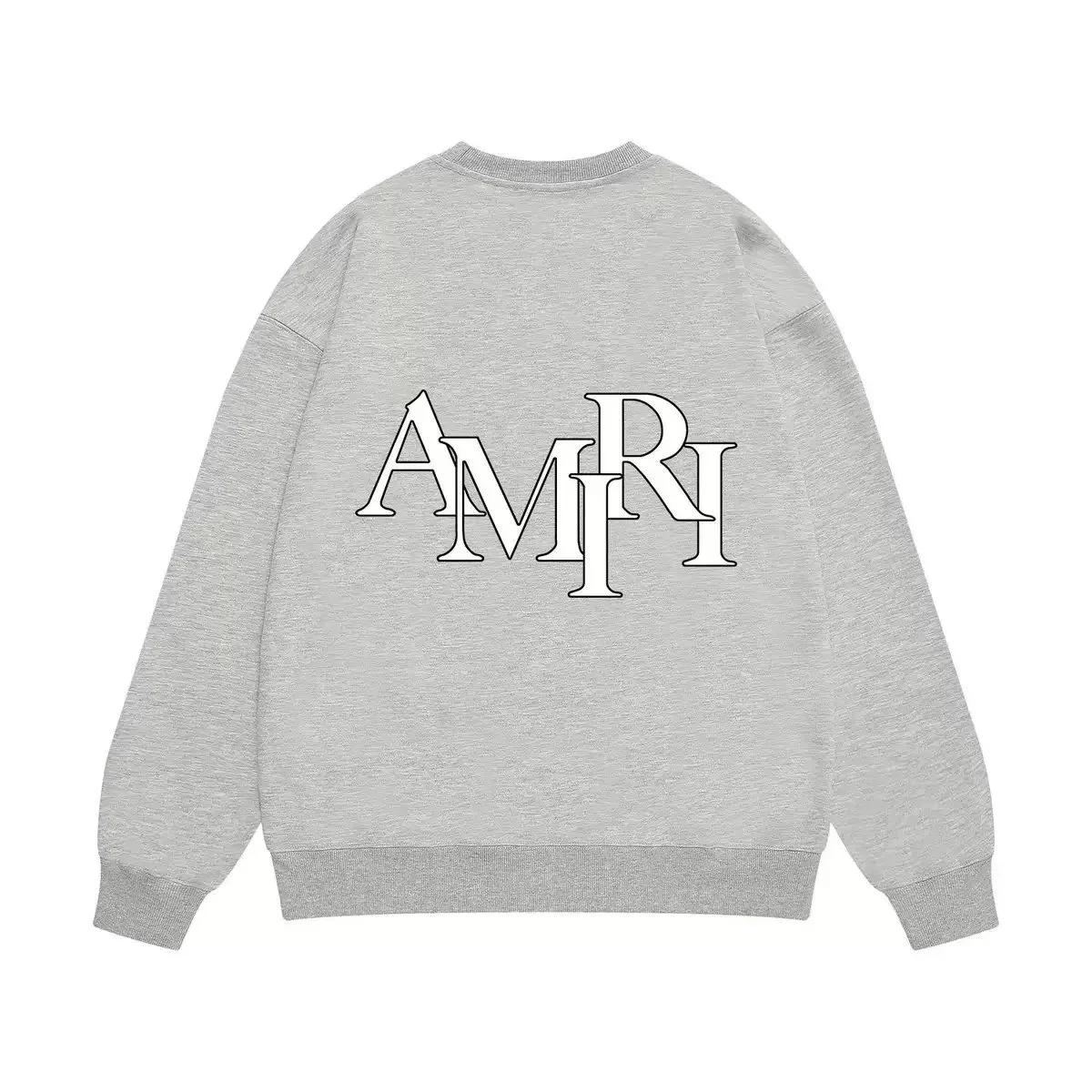Amiri Amiri AMRI Grey Logo Sweatshirt Grey - 1