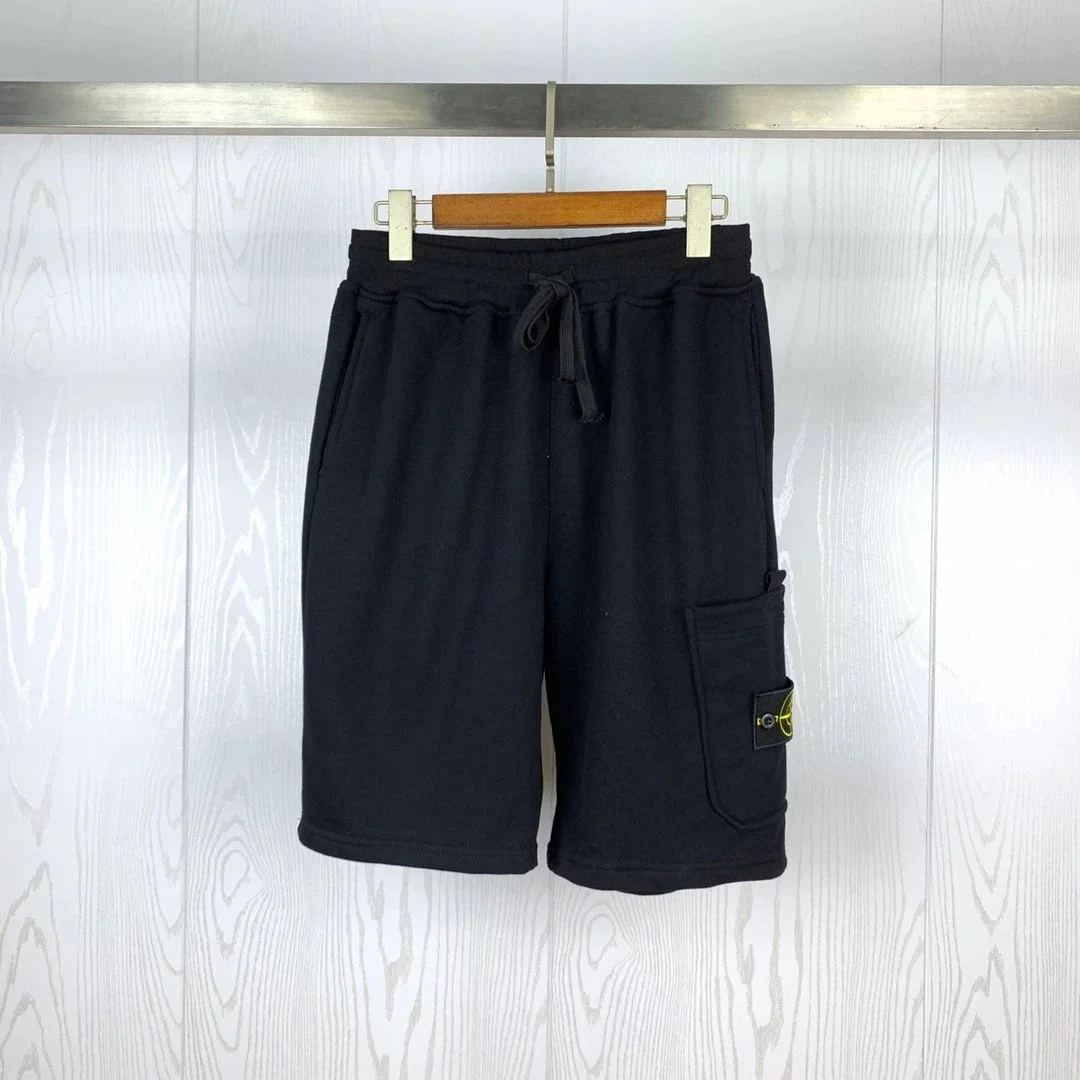 Stone Island Stone Island 2 Black Drawstring Shorts Black