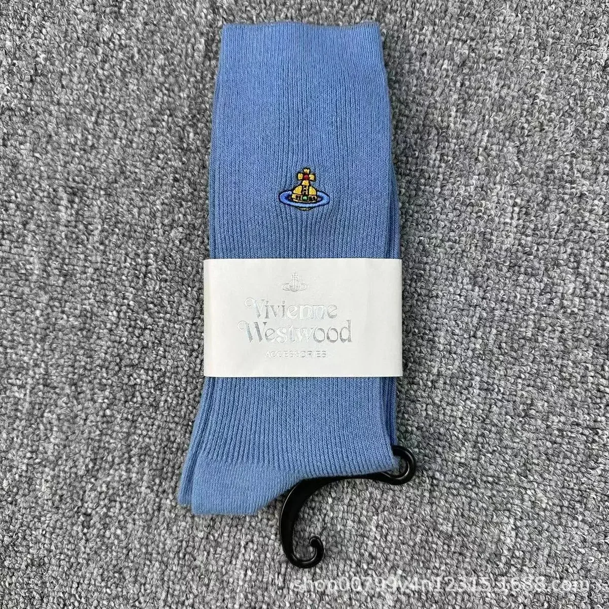 Vivienne Westwood Vivienne Westwood Orb Hazy Blue Socks Blue