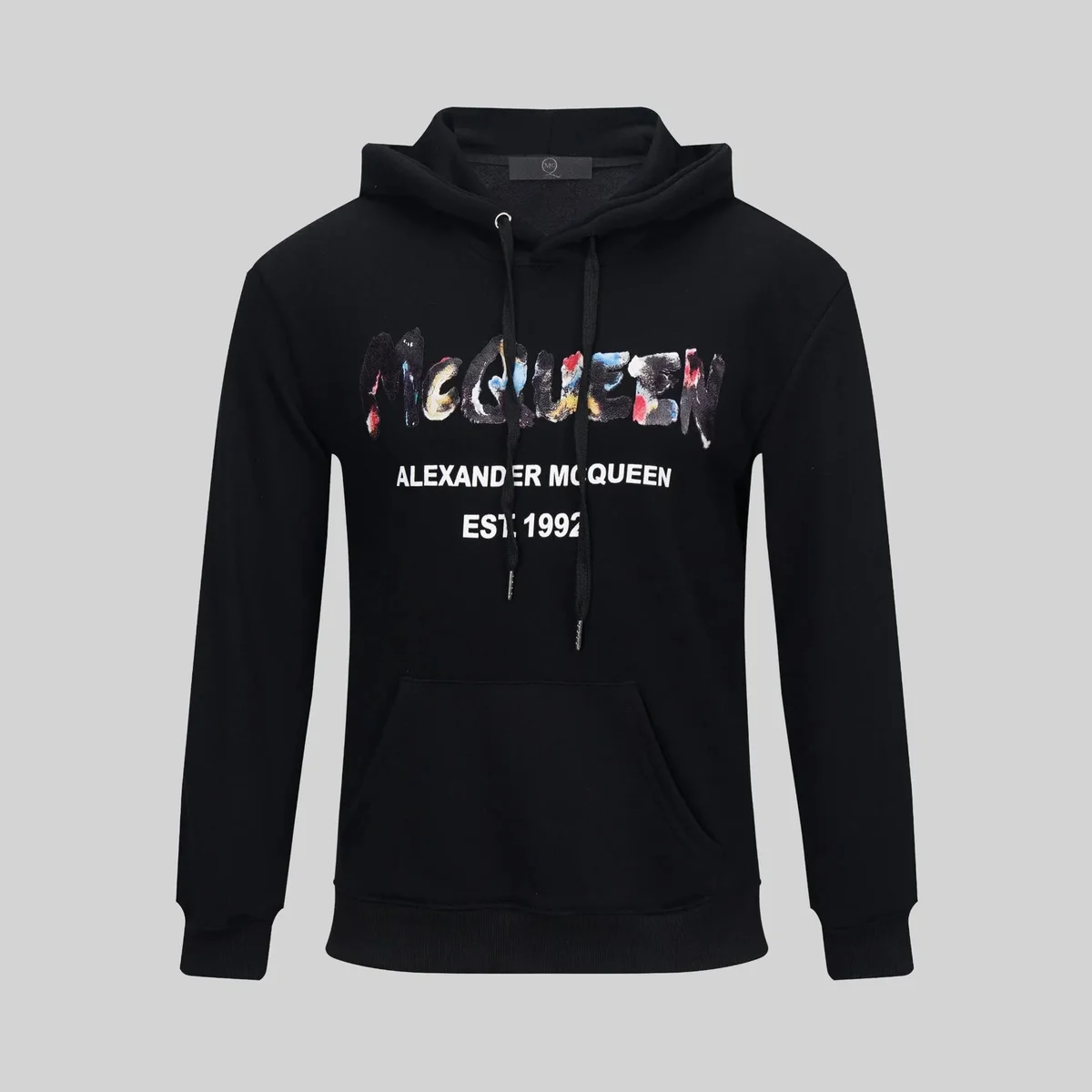 Alexander McQueen Alexander McQueen McQueen Black Hoodie Black