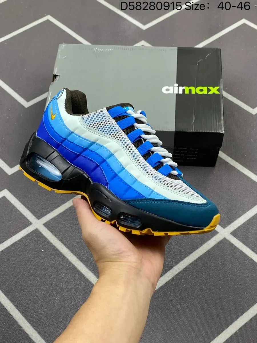 Nike Nike Air Max 95 Deep Blue/Black/Yellow Sneakers Blue