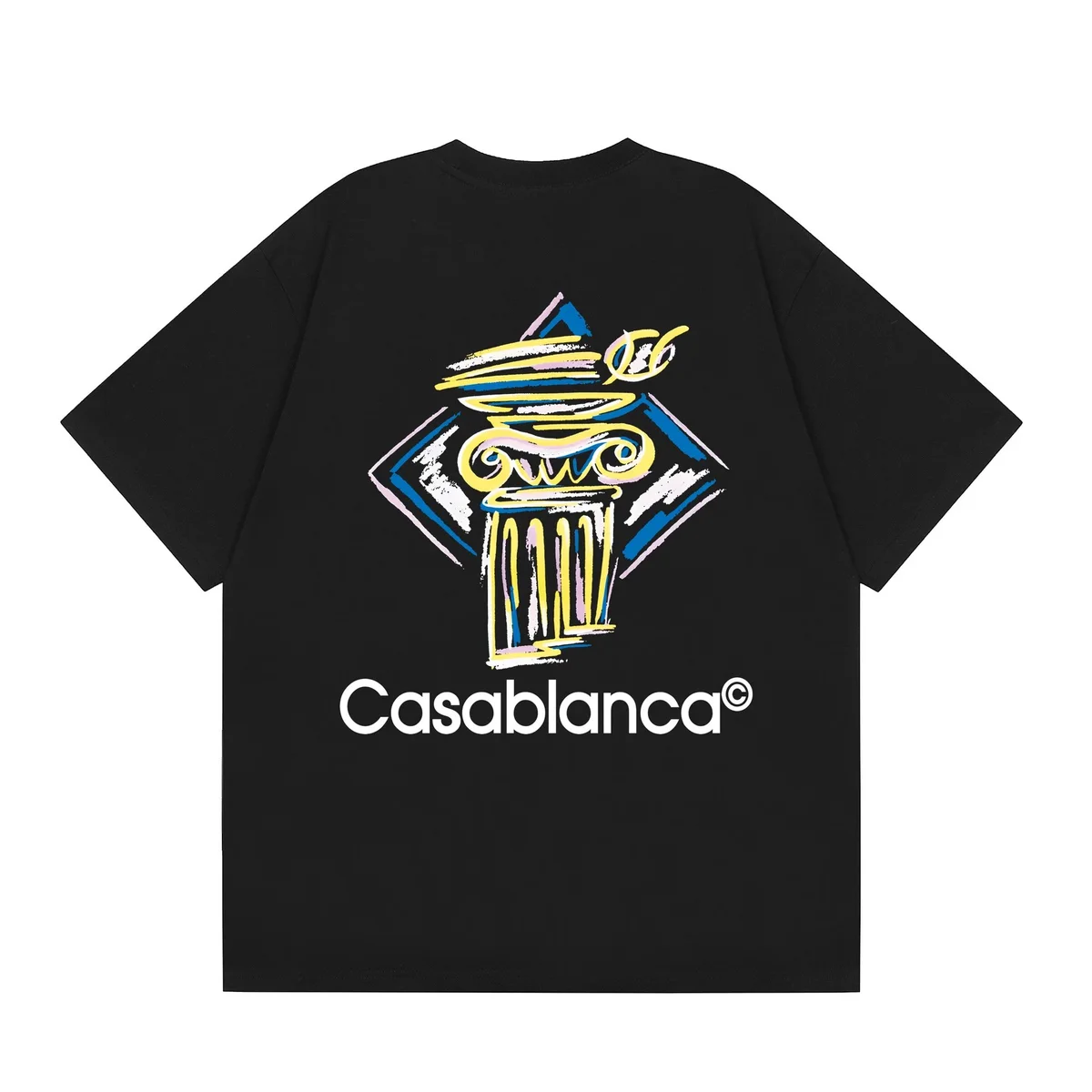 Casablanca Casablanca Tennis Club Black T-Shirt Black - 1