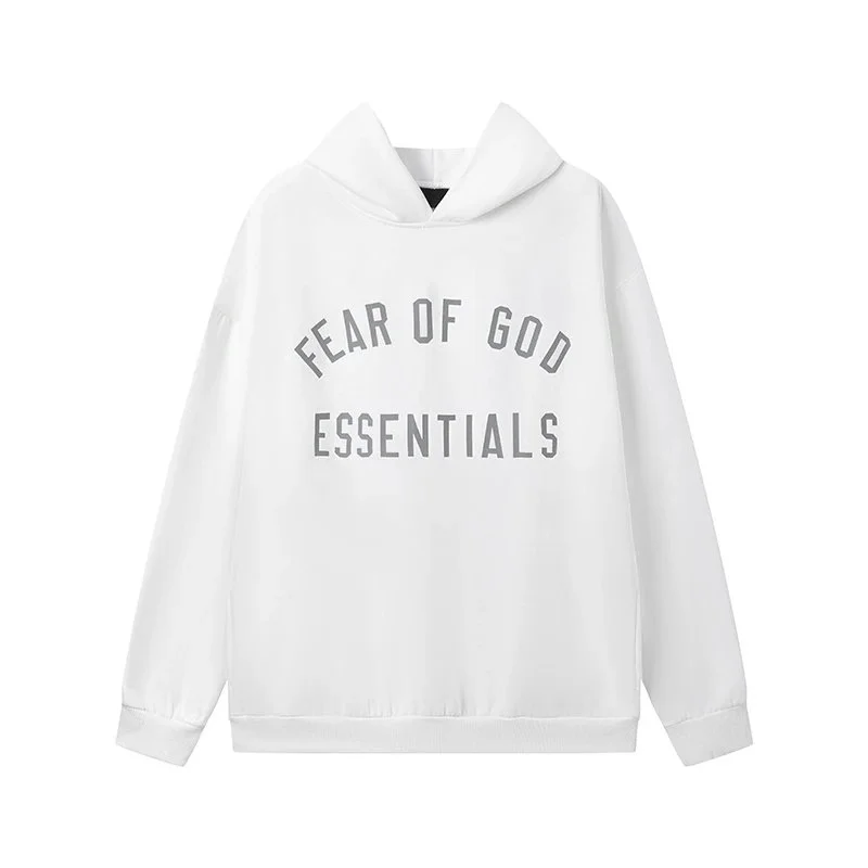 Fear of God Fear of God Essentials White Hoodie White - 1