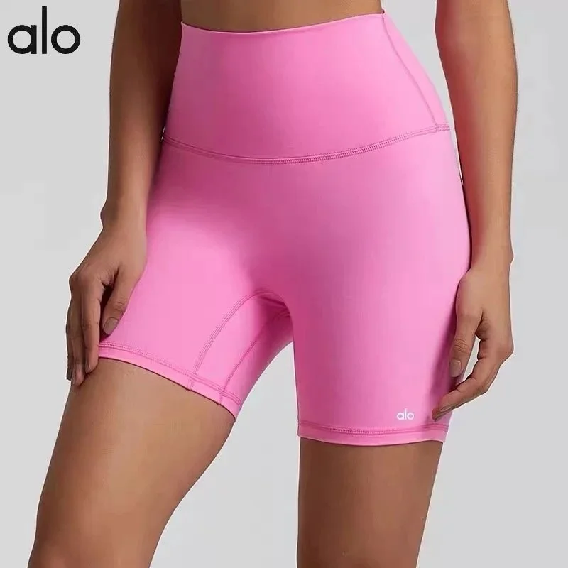 Alo Yoga Alo千禧粉运动短裤 Pink - 1