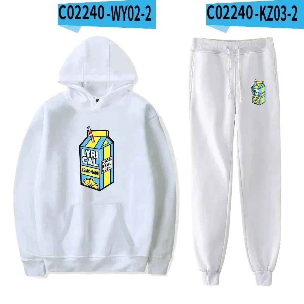 Other White Lyrical Lemonade Hoodie & Sweatpants Set White - 1