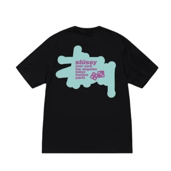 Stussy Stüssy Stüssy Bear T-Shirt Black Black - 1