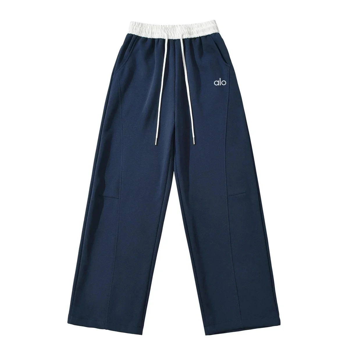 Alo Yoga Alo Navy Blue Wide-Leg Pants Navy - 1