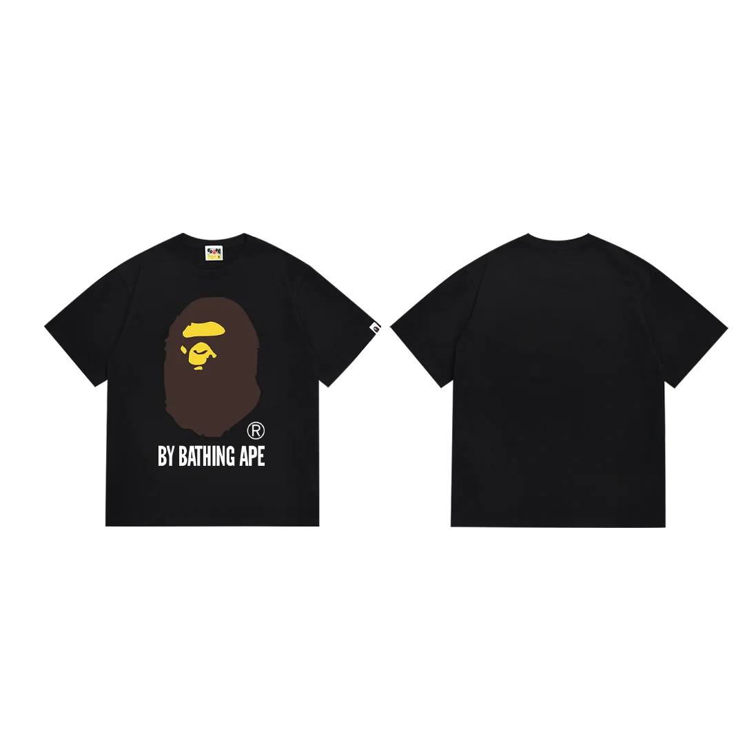 A Bathing Ape BAPE BAPE Head Black T-Shirt Black - 1