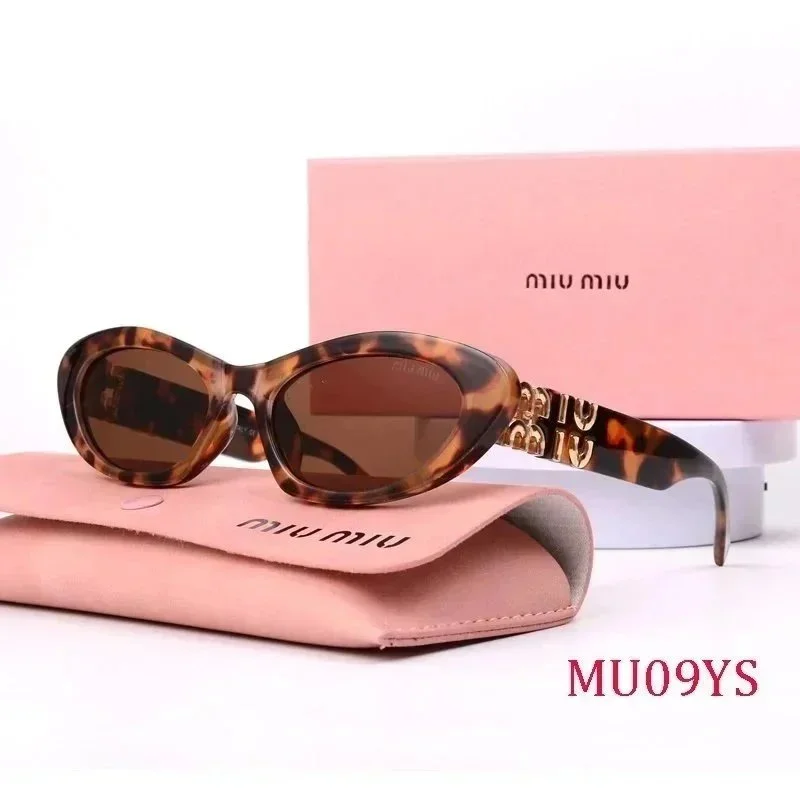 Miu Miu Miu Miu MU09YS Tortoiseshell Cat-Eye Sunglasses Brown - 1
