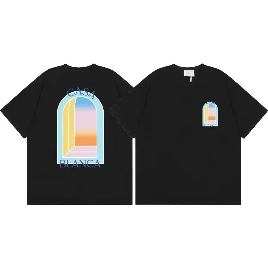 Casablanca Casa Blanca Black Arch Graphic T-Shirt Black