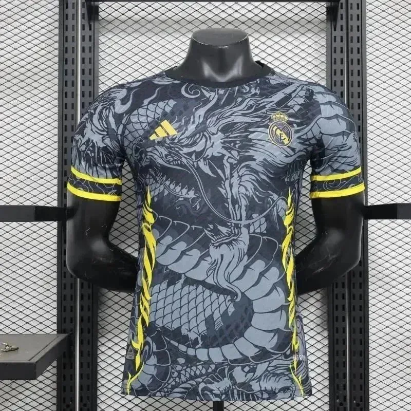 Adidas Adidas Real Madrid特别版龙纹短袖T恤 Navy - 1